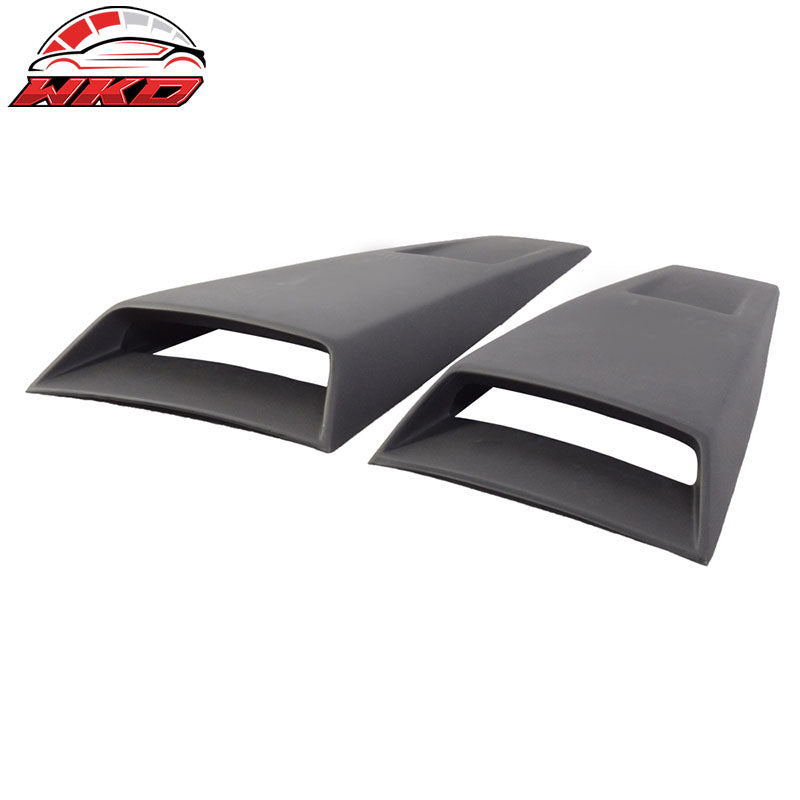 Fits 05-14 Ford Mustang Rear Window Louvers ABS & Side Vent Scoops PU