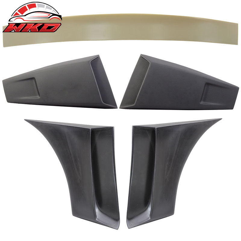 Wholesale 05-09 Ford Mustang Coupe Roof Spoiler + Side Fender Scoop + Window Louvers