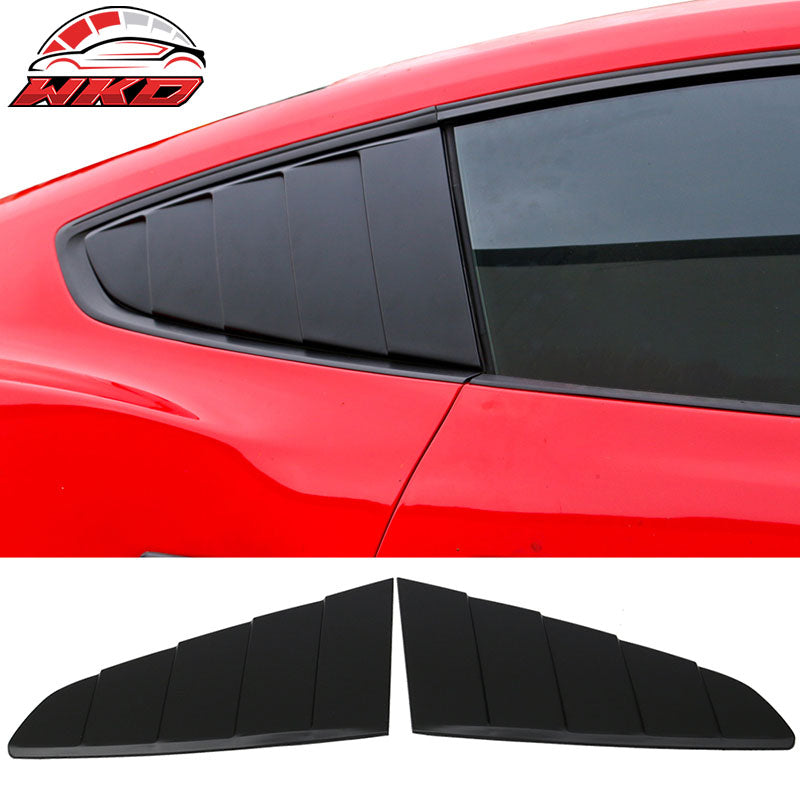 Fits 15-17 Ford Mustang CV Style Side Window Louver & Rear Fender Scoop
