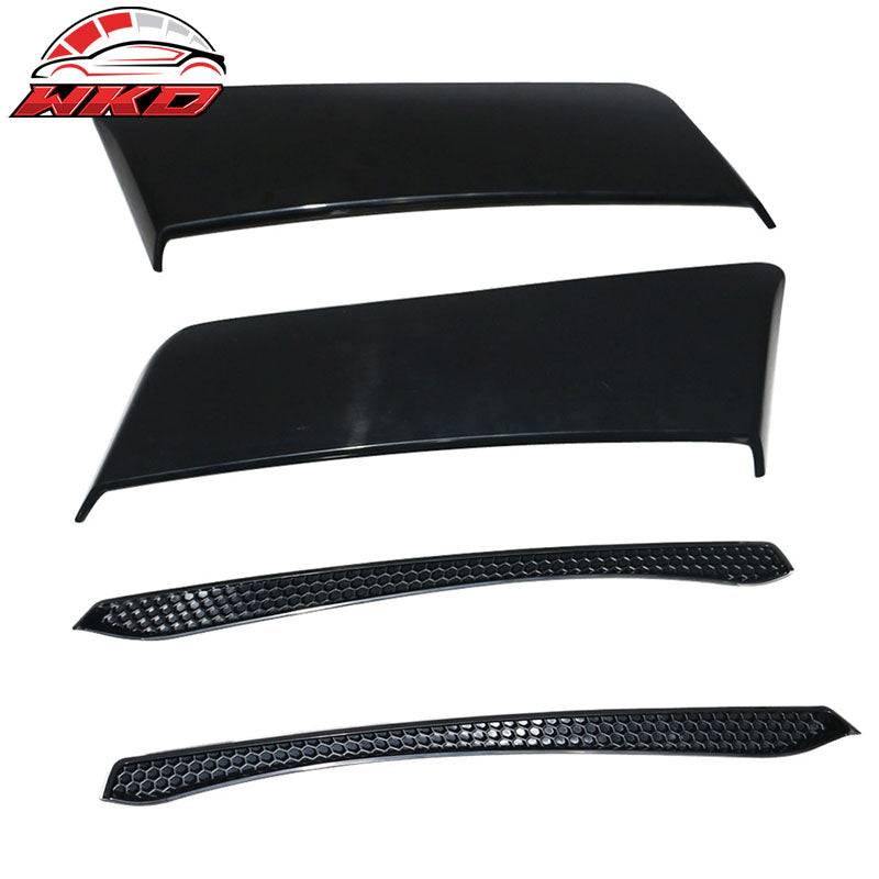 Fits 15-17 Ford Mustang CV Style Side Window Louver & Rear Fender Scoop