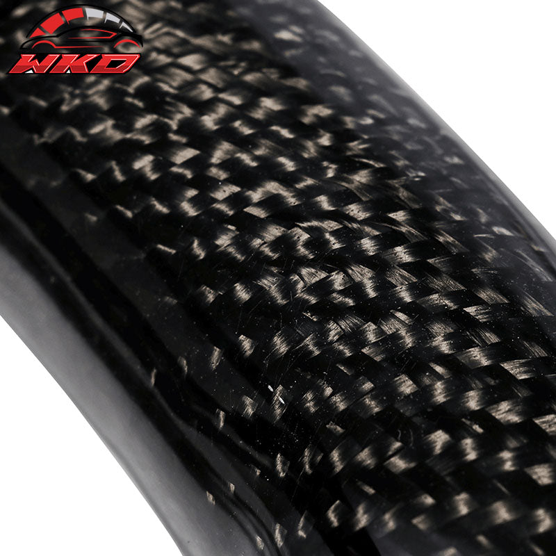 Fits 15-17 Mustang V1 Steering Wheel Matte Carbon Fiber Alcantara Red Stitching