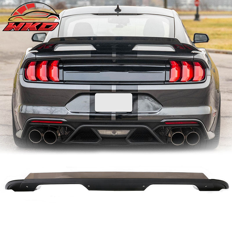 Wholesale 15-23 Mustang Coupe 2DR GT500 Gloss Black Trunk Spoiler Wing W/ Gurney Flap