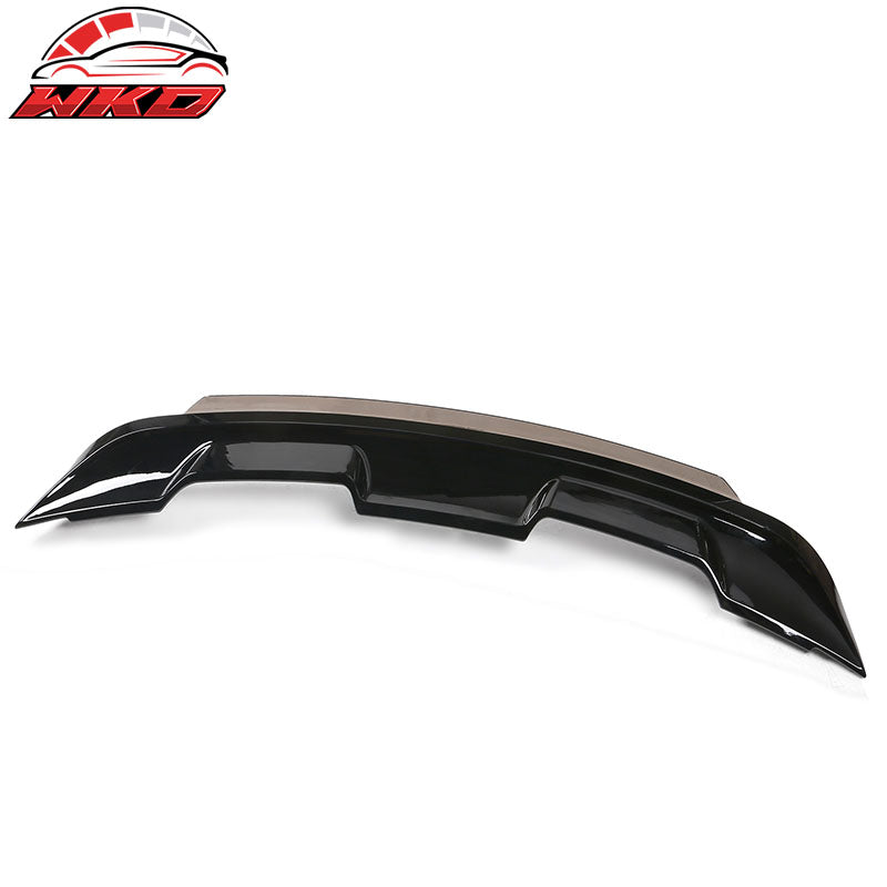 Fits 15-23 Mustang Coupe 2DR GT500 Gloss Black Trunk Spoiler Wing W/ Gurney Flap