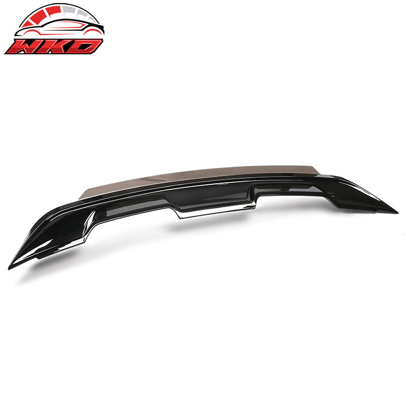 Fits 15-23 Mustang Coupe 2DR GT500 Gloss Black Trunk Spoiler Wing W/ Gurney Flap