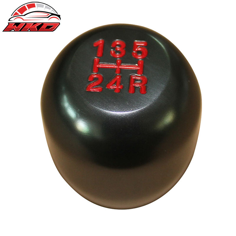 Wholesale Gunmetal M12X1.75 Thread MT Manual T-R Style Gear Shift Knob 5 Speed JDM Emblem