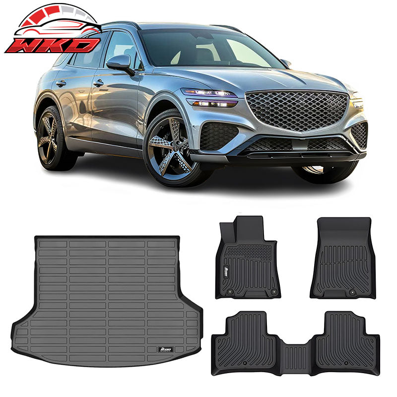 Wholesale 22-26 Genesis GV70 All Weather Floor Mats Carpet Rear Trunk Cargo Liner TPE