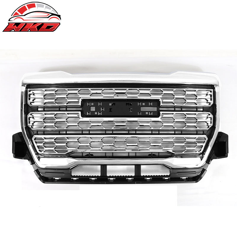 Wholesale 21-22 GMC Canyon Denali Style Front Bumper Upper Mesh Hood Grille Chrome