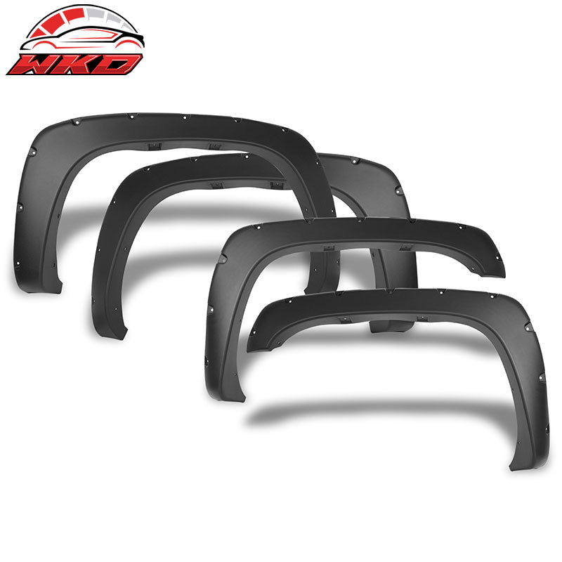 Wholesale 99-07 Silverado GMC Sierra Pocket Rivet Style Fender Flares PP Textured