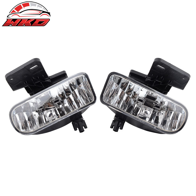 Wholesale 99-06 Sierra Yukon XL Front Bumper Clear Lens FogLight Driving Lamp +Bulbs
