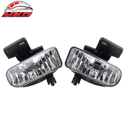 Wholesale 99-06 Sierra Yukon XL Front Bumper Clear Lens FogLight Driving Lamp +Bulbs