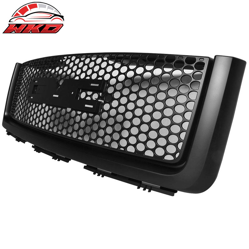 Fits 07-13 GMC Sierra 1500 2500 Light Duty Front Bumper Upper Round Hole Grille