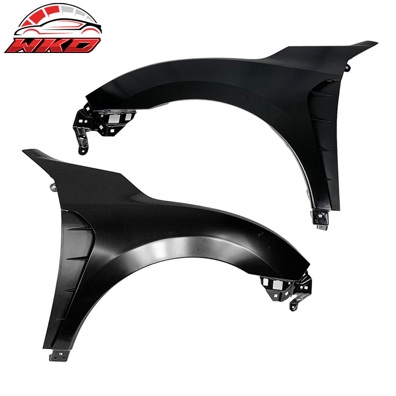 Wholesale 16-20 Honda Civic Type-R Style Steel Front Fender Flares Trim W/ Insert - Wikond Auto
