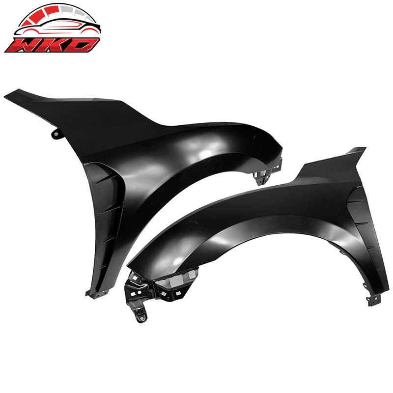 Wholesale 16-20 Honda Civic Type-R Style Steel Front Fender Flares Trim W/ Insert - Wikond Auto