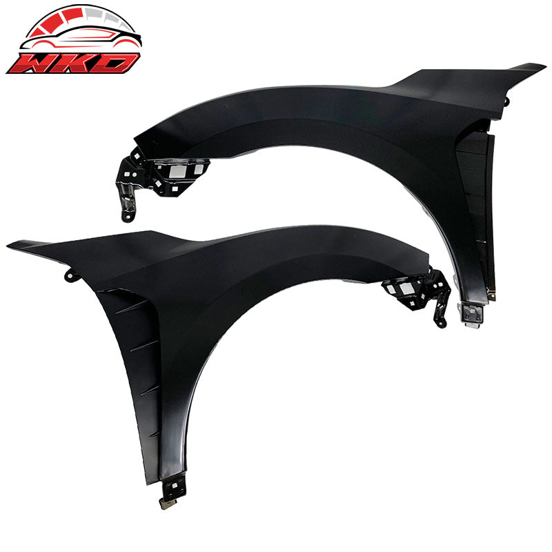 Wholesale 16-20 Honda Civic Type-R Style Steel Front Fender Flares Trim W/ Insert - Wikond Auto