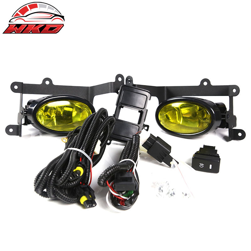Fits 06-08 Honda Civic 2Dr Coupe Yellow Lens Fog Lights OE