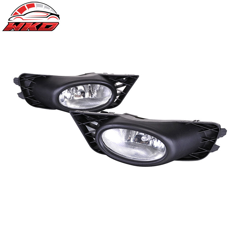 Wholesale 09-11 Honda Civic 4Dr Sedan Clear Lens Fog Lights WithSwitch OE Style Pair