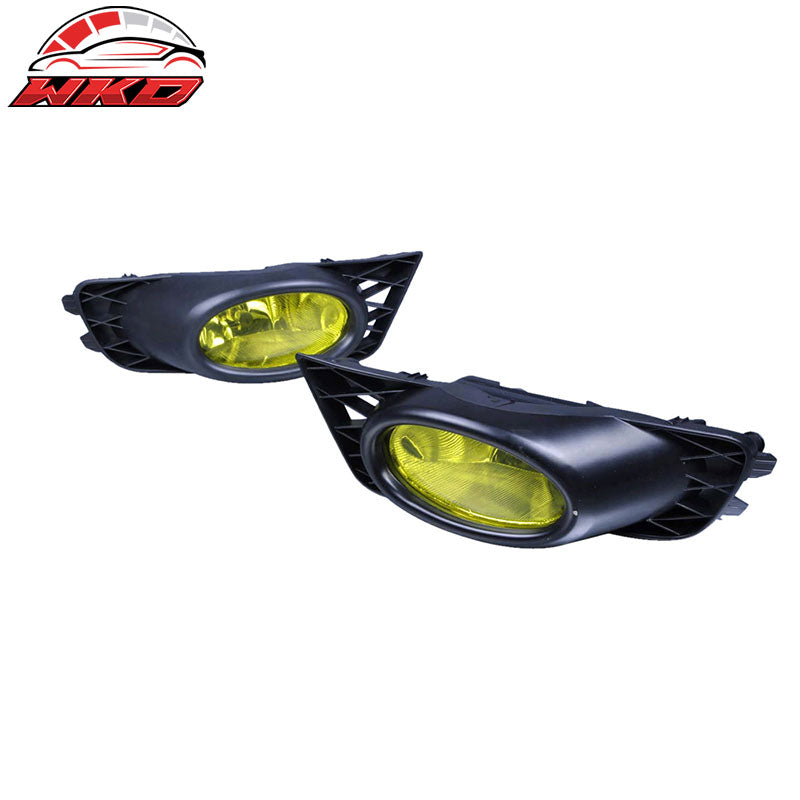 Wholesale 09-11 Honda Civic 4Dr Sedan Yellow Lens Fog Lights Lamps Kit RH LH