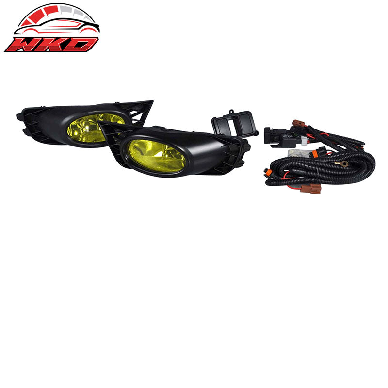 Fits 09-11 Honda Civic 4Dr Sedan Yellow Lens Fog Lights Lamps Kit RH LH
