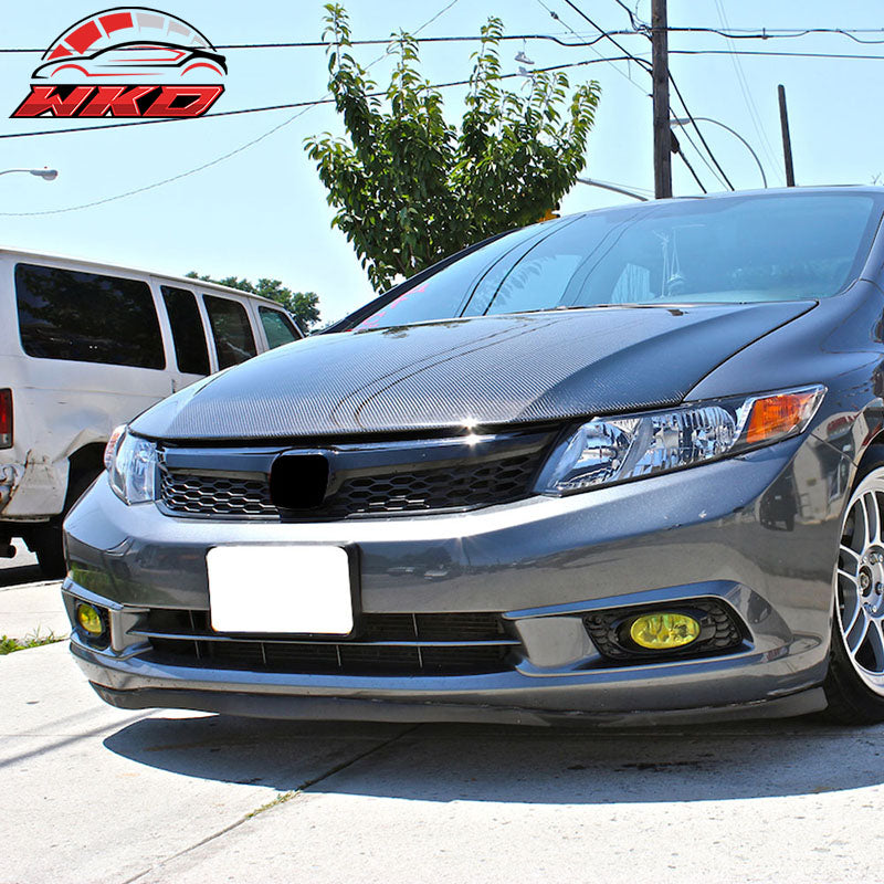 Fits 12 Civic 4Door Sedan 2PCS OE-Style Yellow Fog Lights Driving Lamp Switch
