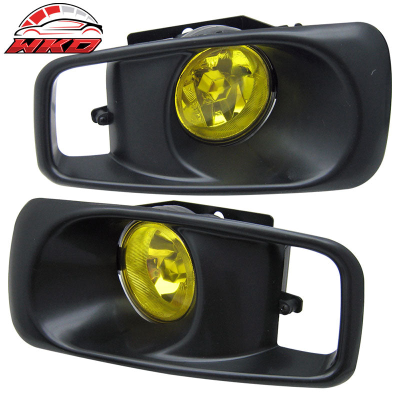 Wholesale 99-00 Honda Civic EK JDM Driving Fog Lights WithSwitch Yellow Lens Pair