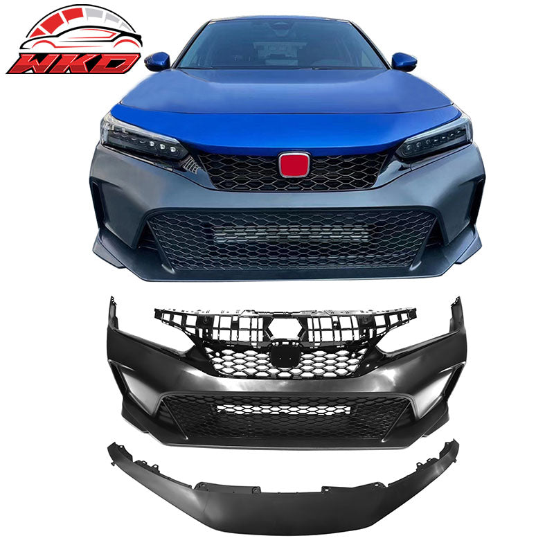 Wholesale 25-26 Civic Sedan & Hatchback Type R Style Front Bumper Conversion w/ Grille