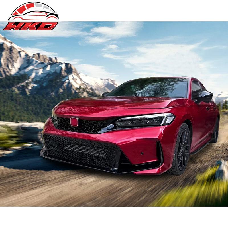 For 25-26 Civic Sedan & Hatchback Type R Style Front Bumper Conversion w/ Grille