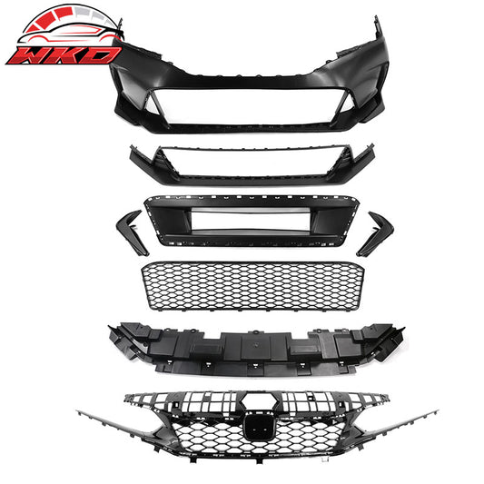 Wholesale 22-24 Civic Hatchback &Si Type R Style Front Bumper Cover PP + Upper Grille