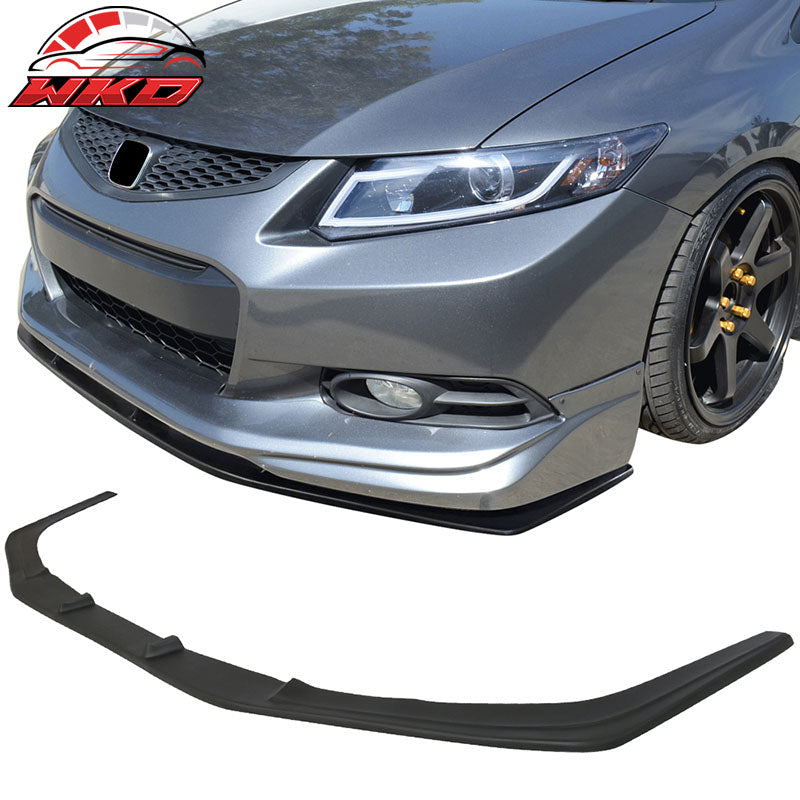 Fits 12-13 Civic Coupe 2Dr USDM MD Front Bumper Lip & Lower Splitter Kit
