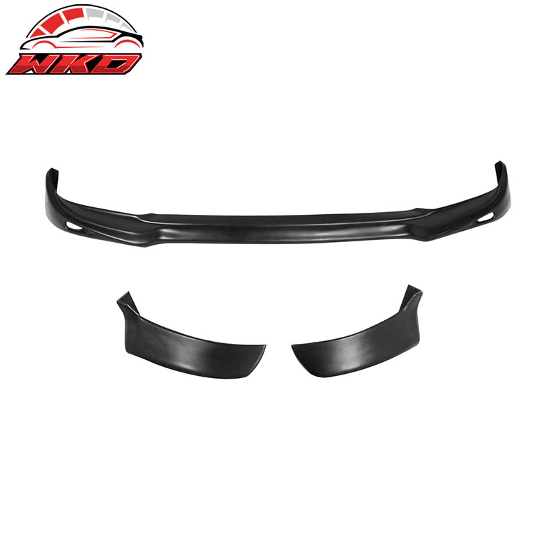 Wholesale 96-98 Civic 3D JUN PU Front Bumper Lip + 2PC Rear Bumper Lip Valance Spats