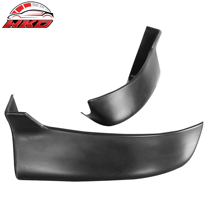Fits 96-98 Civic 3D JUN PU Front Bumper Lip + 2PC Rear Bumper Lip Valance Spats