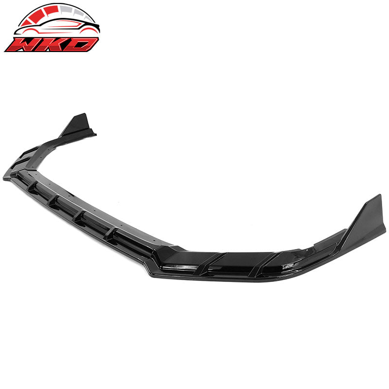 For 22-24 Civic FE-C Front Rear Lip Trunk Spoiler Type R Side Skirts Gloss Black
