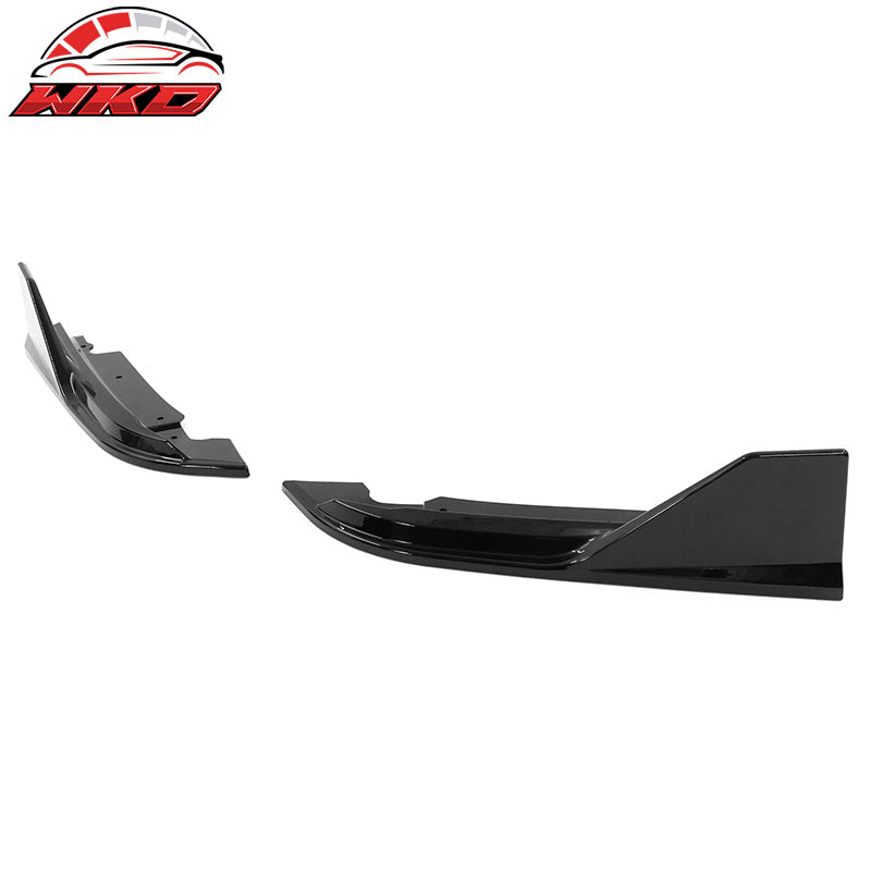 For 22-24 Civic FE-C Front Rear Lip Trunk Spoiler Type R Side Skirts Gloss Black