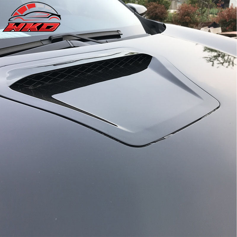 Fits 16-20 Honda Civic 10th Gen Type R Style Steel Front Hood - Unpainted Black