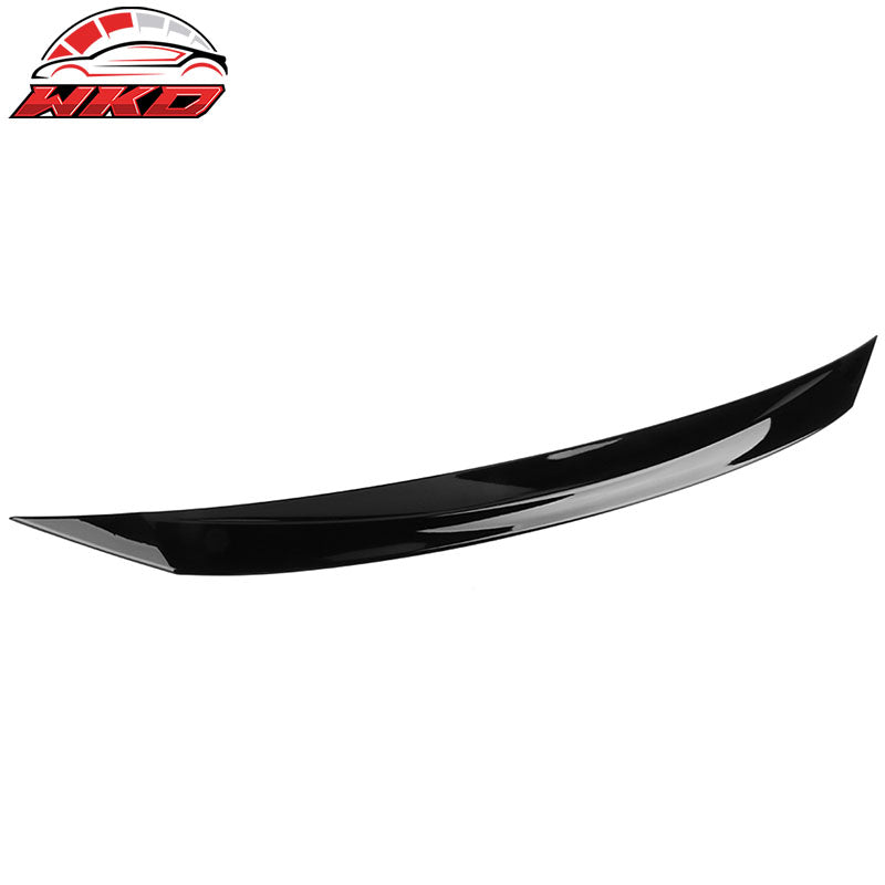 Fits 16-18 Honda Civic 10th Gen Gloss Black Front Bonnet Lip Molding Trim Bar