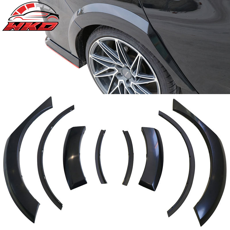 Fits 16-21 Honda Civic 4-Door TR Style Rear Bumper Cover W/Fender Flares PP