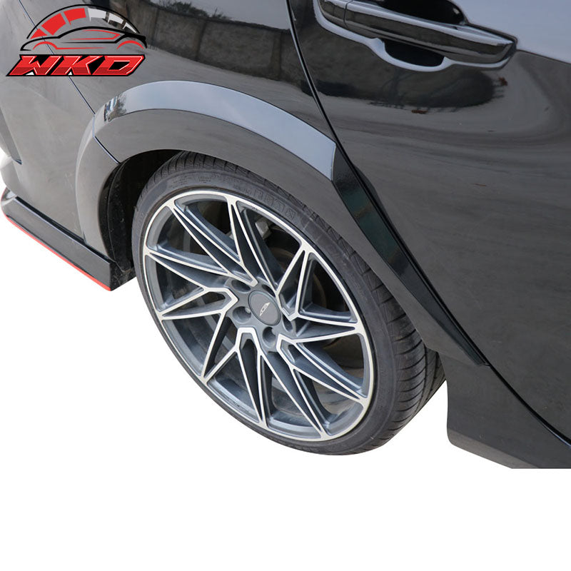 Fits 16-21 Honda Civic 4-Door TR Style Rear Bumper Cover W/Fender Flares PP