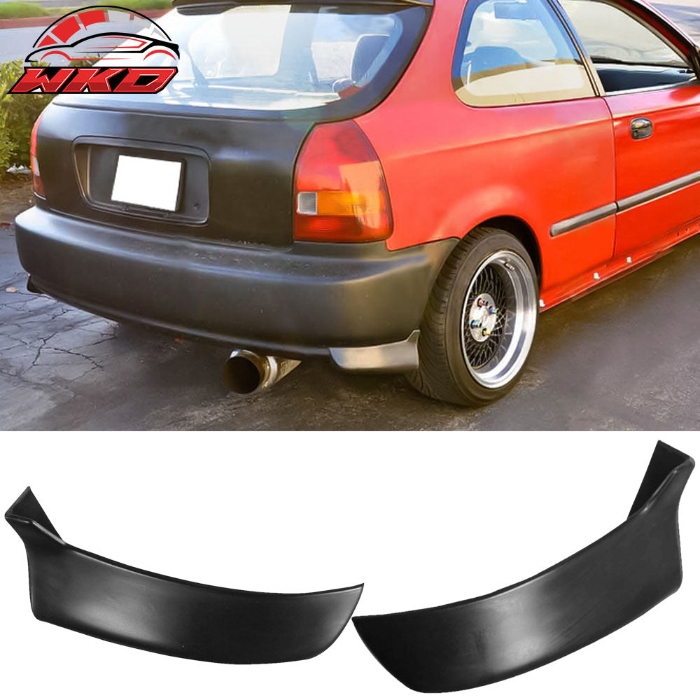 Fits 96-00 Honda Civic 3DR Hatchback Mugen Rear Aprons Bumper Lip Valance Spats