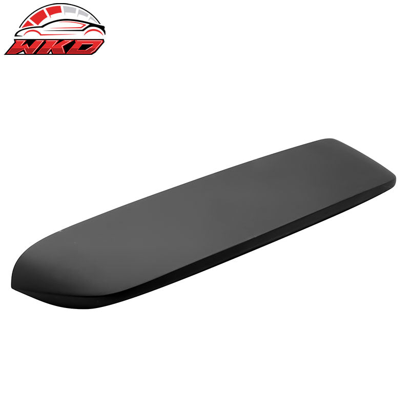 Fits 96-00 Honda Civic Hatchback Spoon Style Fiberglass Black Wing Roof Spoiler