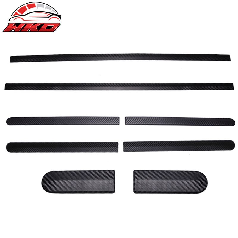 Wholesale 96-00 Honda Civic Coupe Hatchback JDM Side Door Molding Carbon 3D Look ABS