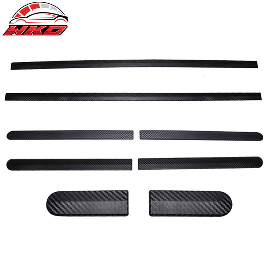 Wholesale 96-00 Honda Civic Coupe Hatchback JDM Side Door Molding Carbon 3D Look ABS