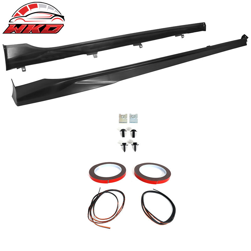 Fits 22-26 Honda Civic Sedan 11th Gen Side Skirts Extension Rocker Panel PP 2PCS