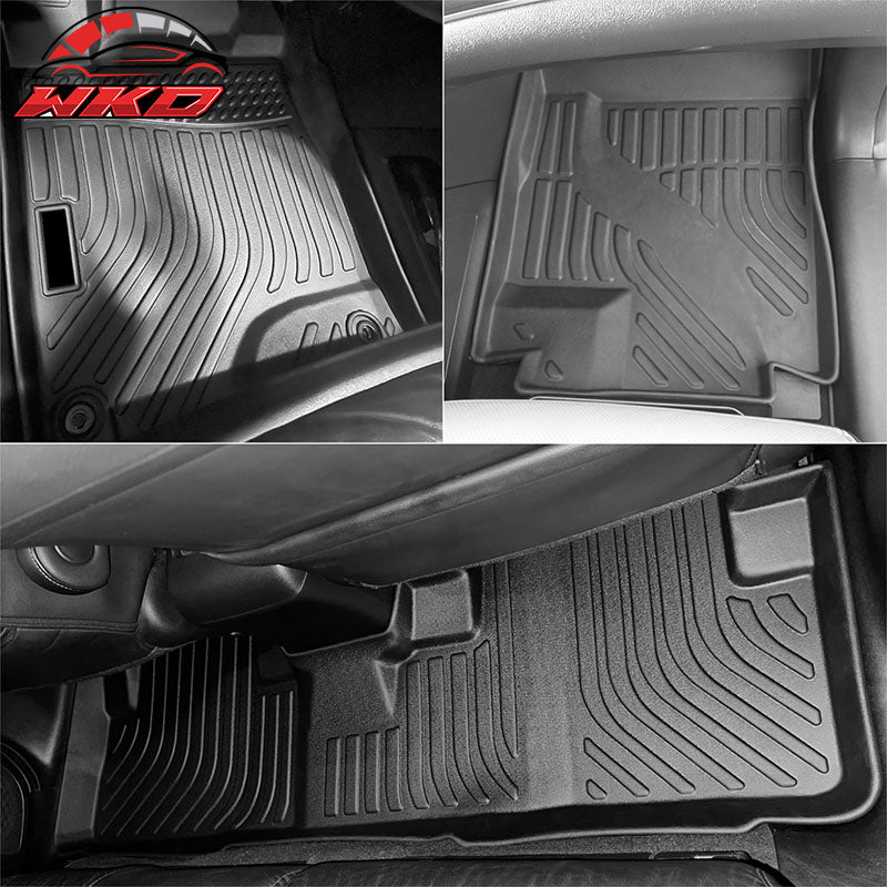 Fits 12-16 Honda CR-V 3PC All Weather 3D Molded Floor Mats Anti-slip Carpets TPE