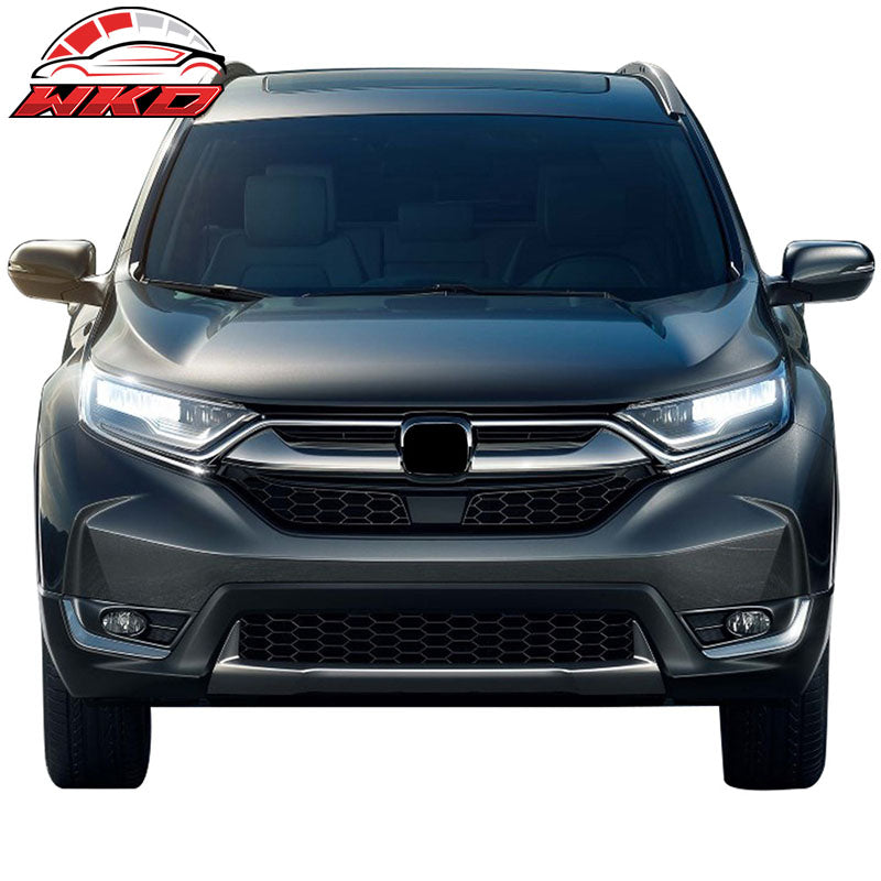 Fits 17-18 Honda CRV OE Front Foglight Kit Fog Lamp with Chrome Trim