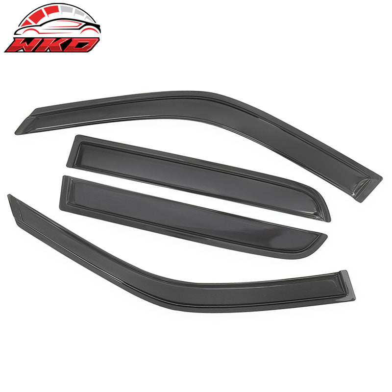 Fits 97-01 Honda CRV CR-V Acrylic 4PCS Window Visors Vent Rain Sun Guard Tape-On