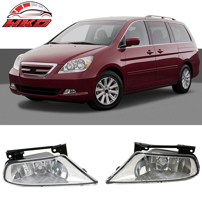 Fits 05-07 Odyssey Fog Lamp Fog Light Pair LH RH Wiring Kit Bulb H11 12V 55W