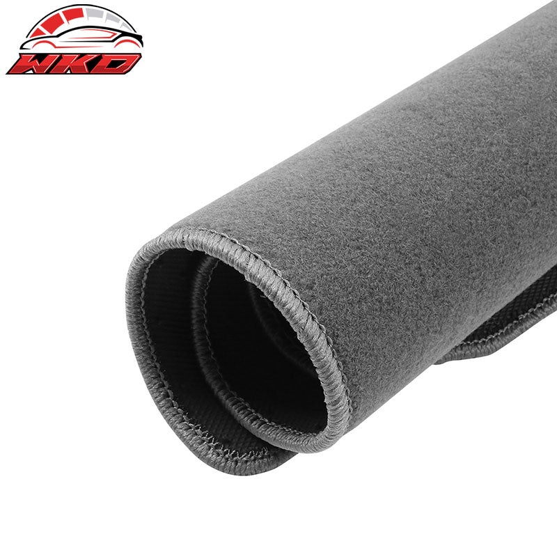 Fits 17-26 Honda Ridgeline Anti-Slip Front Rear Floor Mat Carpet Nylon 3PCS Gray