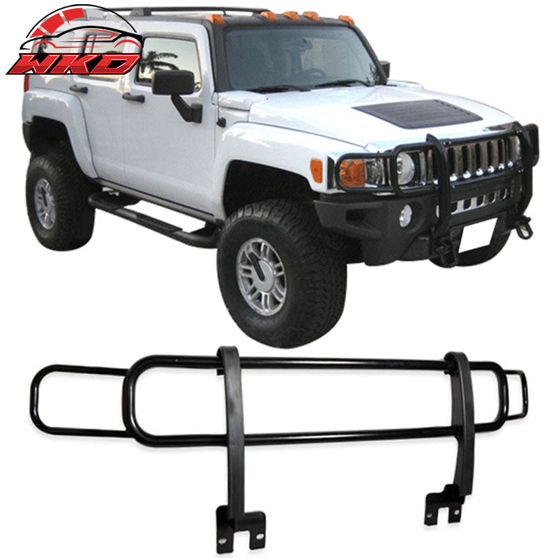 Fits 03-09 Hummer H3 H2 H2T SUT SUV Front Guard Brush Grille Grill Double Bars