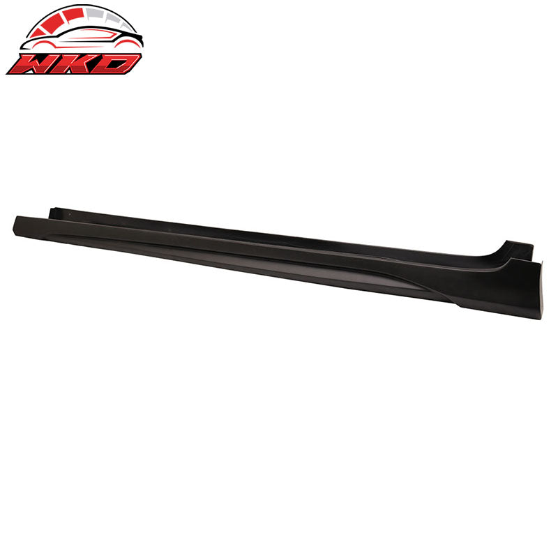 Fits 17-20 Hyundai Elantra AD CN7 L Style Side Skirts Pair Unpainted Black - PP