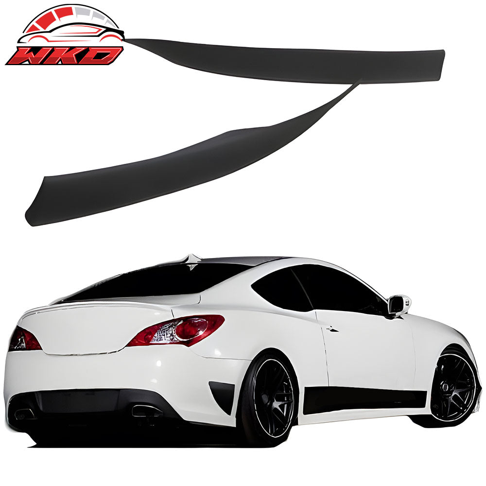 Fits 10-12 Hyundai Genesis Coupe JDM Rear Bumper Lip Side Apron