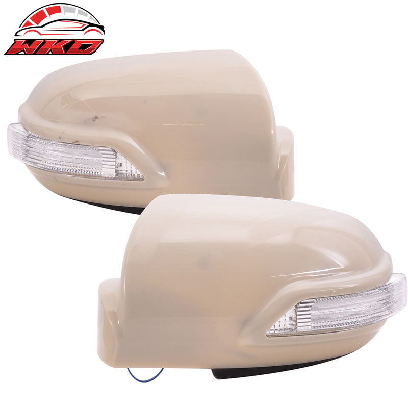 Fits 04-10 Sonata Side View Mirror Cover With Turn Signal Lights
